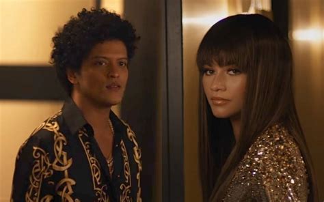 it's all about versace|zendaya in bruno mars video.